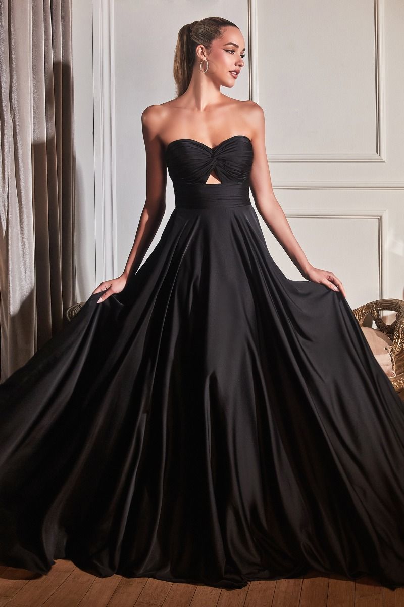 black cinderella dress Cinderella Couture 8070J Long Quinceanera Dress Black / Small