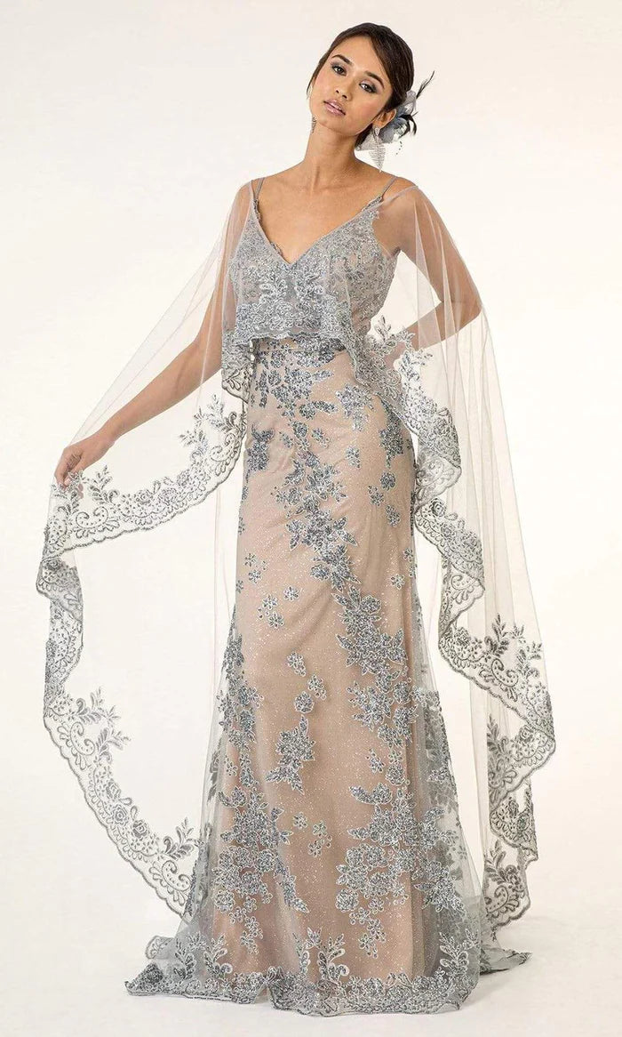 BEAUTIFUL CAPE DRESS GGR4251