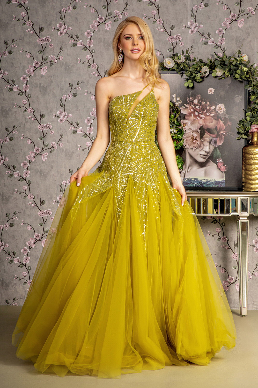 GLS by Gloria GL3281 Prom Dress - Olive | NewYorkDress GLS by Gloria GL3281 Prom Dress - Olive | NewYorkDress