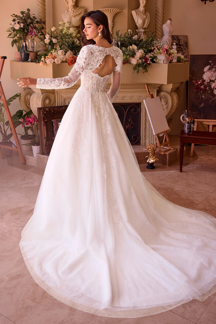 ANDREA & LEO WL037 Strapless Wedding Ball Gown & Lace Bolero