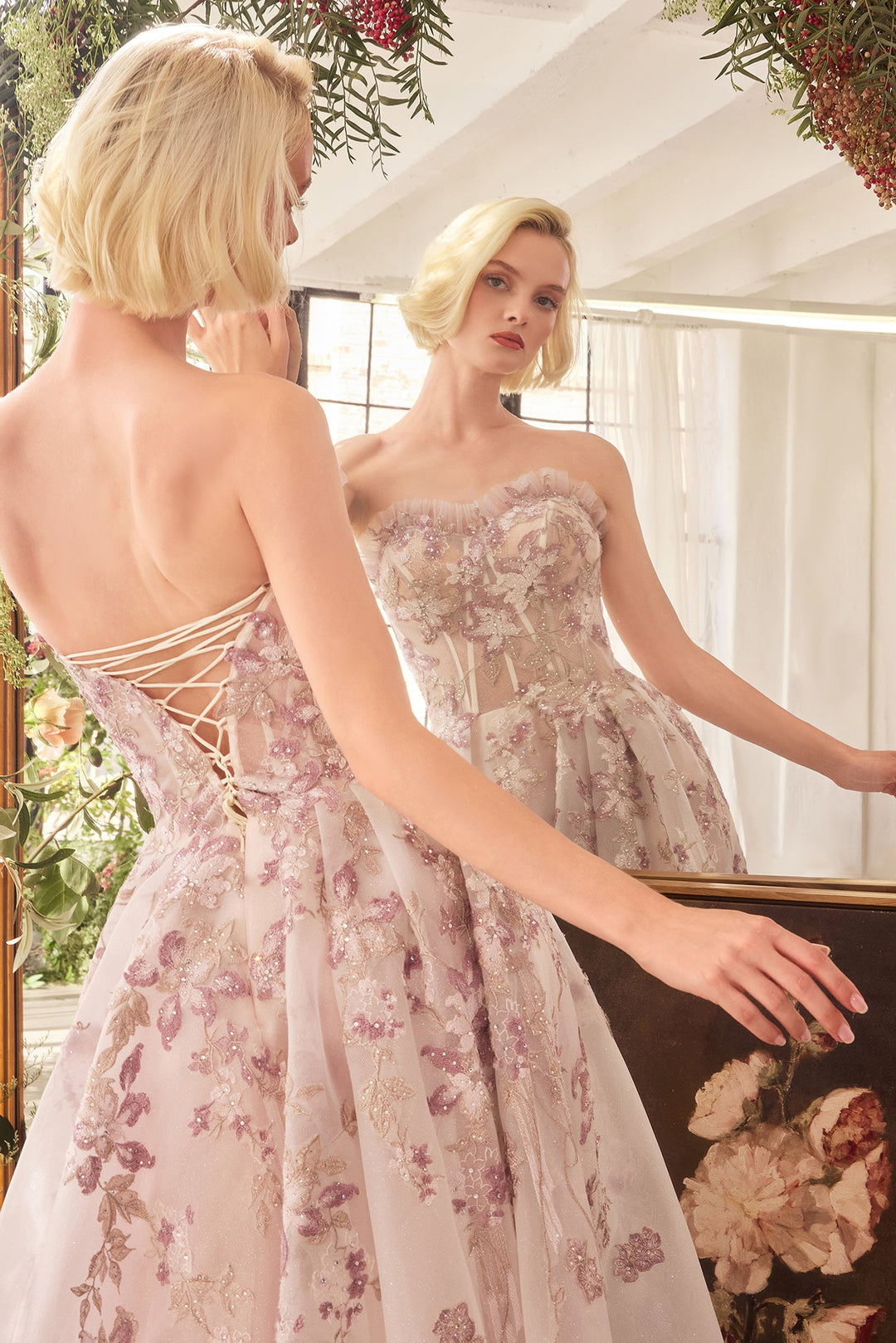 Andrea & Leo A1455 A-Line Prom Dress with Sweetheart Neckline