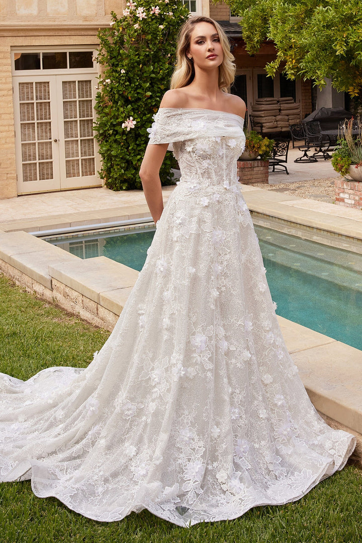 Andrea & Leo CD860W Evening Gown A-Line Tulle Skirt