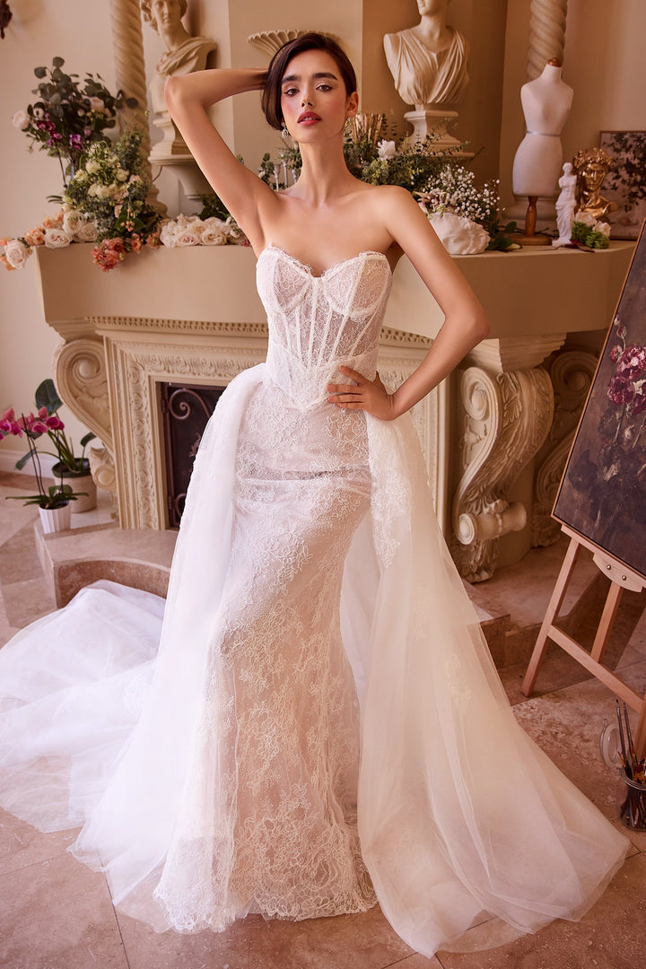 Andrea & Leo WL044 Evening Gown with Strapless Sweetheart Neckline