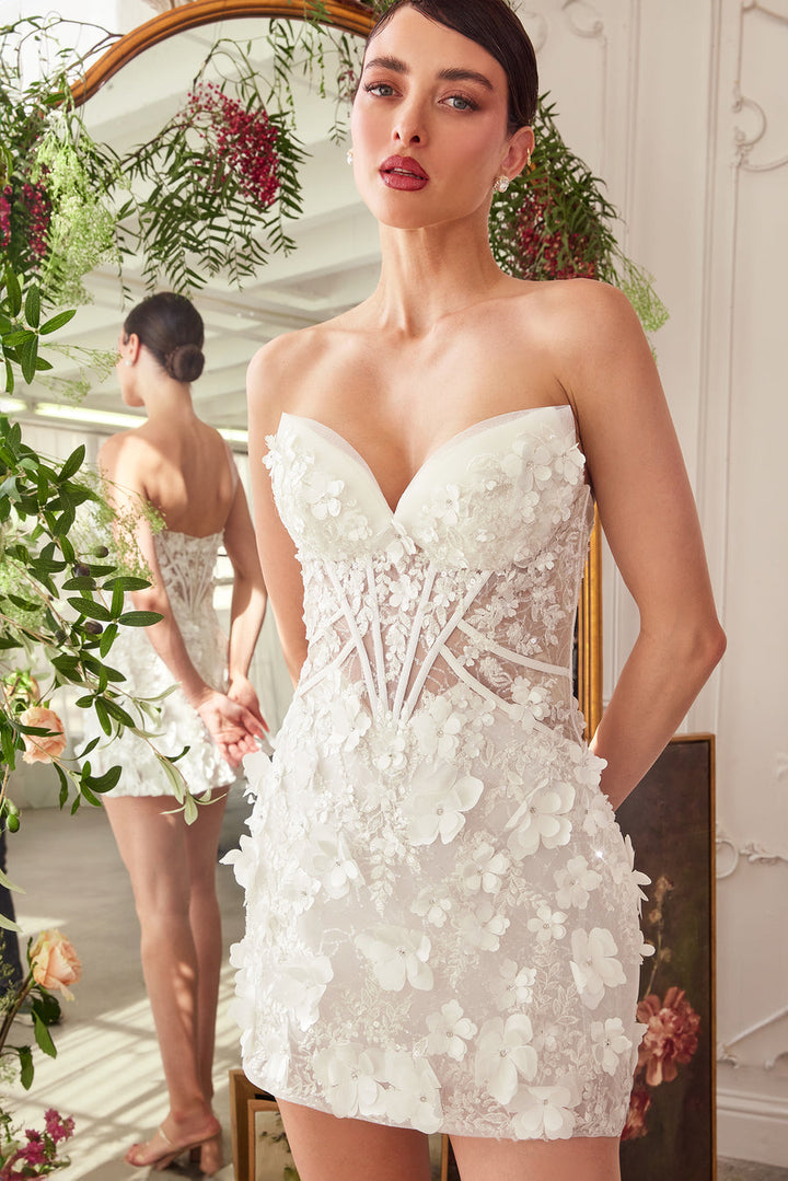 Andrea & Leo WL083 Evening Gown Strapless Sweetheart Silhouette