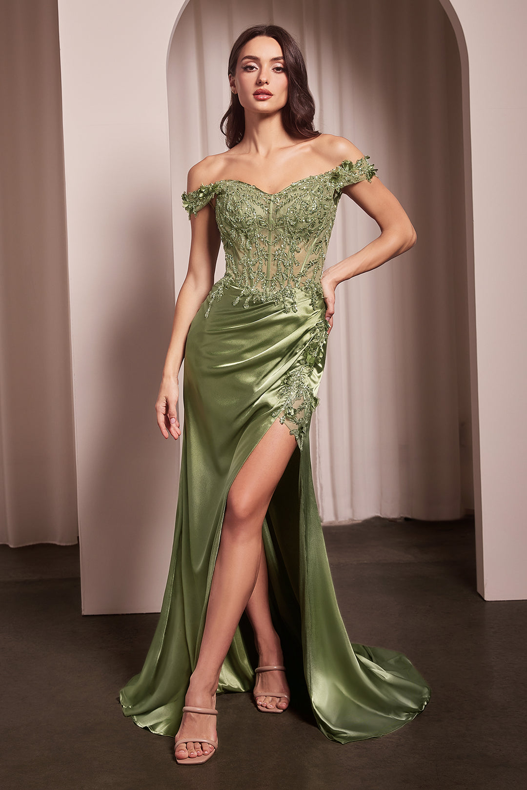 Wedding Guest Evening Dresses Myeloma Vestidos Fiesta Zara 2019 CINDERELLA DIVINE CD0186 3D Floral Off-Shoulder Corset Gown The Gown Galleria Wedding Guest Evening Dresses Myeloma Vestidos Fiesta Zara 2019 CINDERELLA DIVINE CD0186 3D Floral Off-Shoulder Corset Gown The Gown Galleria