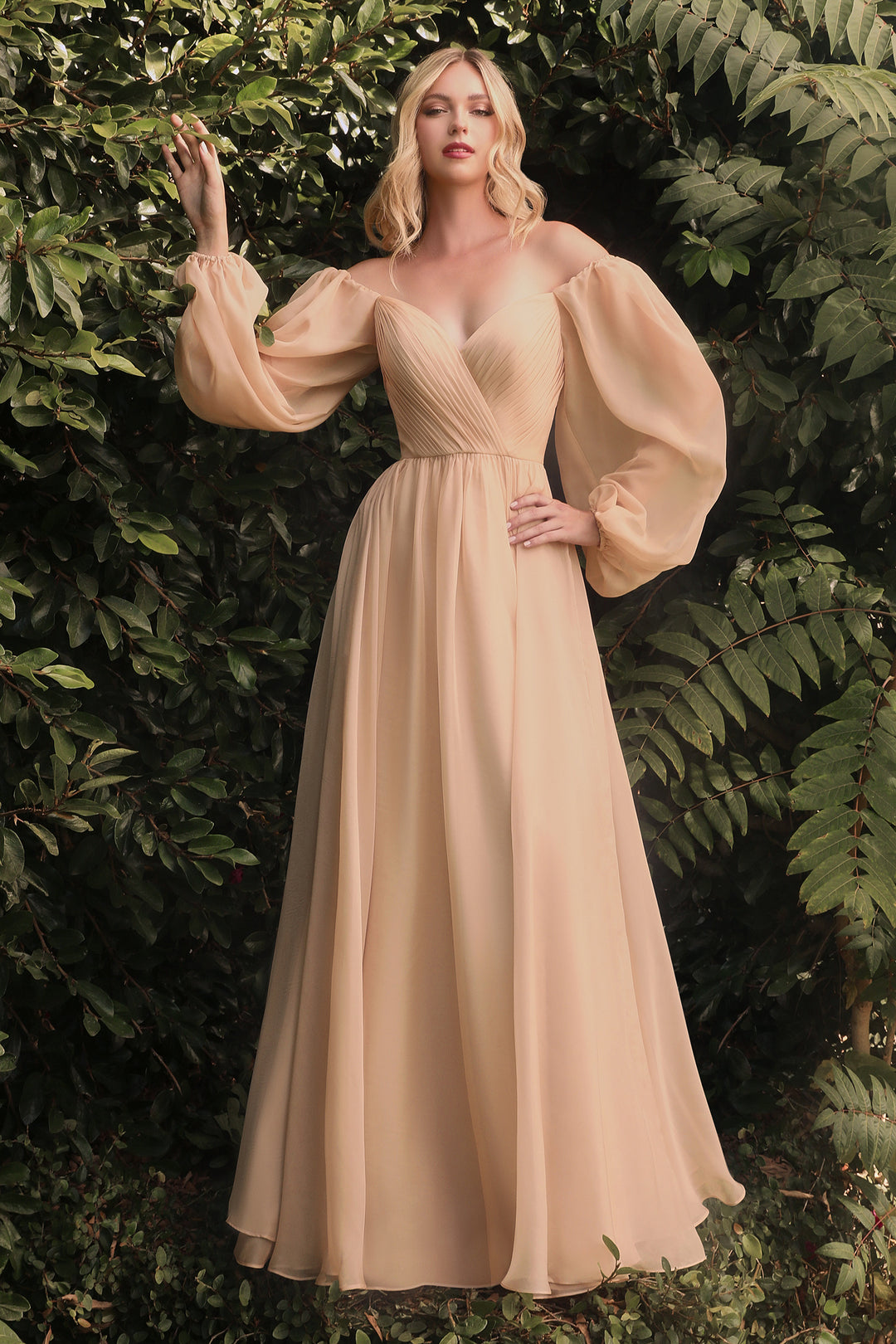 blush long sleeve bridesmaid dresses Elegant A-line V-neck Long Sleeves White Lace Long Bridesmaid Dresses with Pearls,Blush Bridesmaid Grown,MBD137