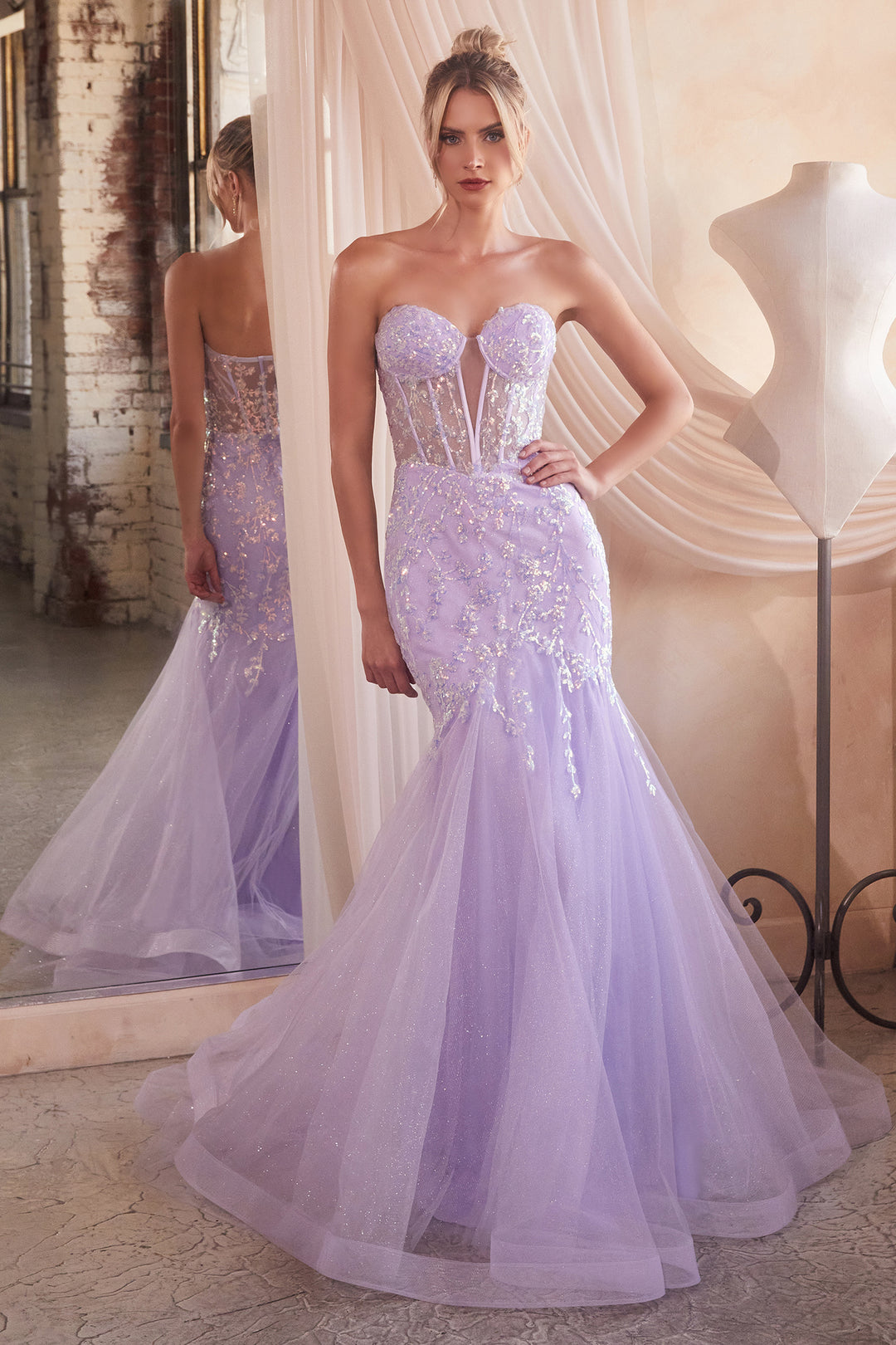cinderella divine mermaid dress J810 | MERMAID DRESS Ladivine by Cinderella Divine