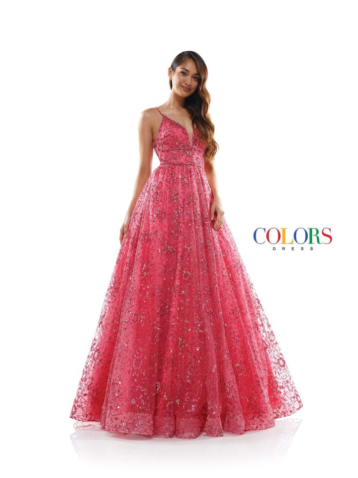 Colors Dress 2288 Sweetheart Long Prom Dress With Embellishments