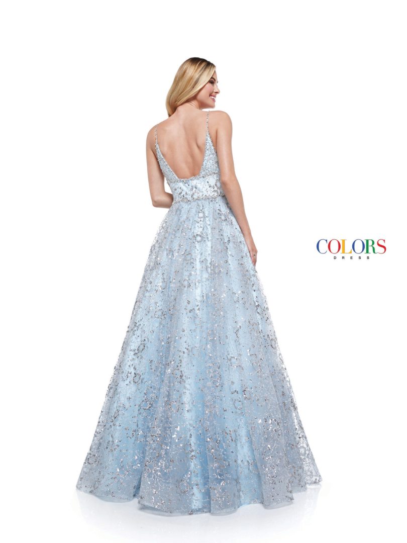 Colors Dress 2288 Sweetheart Long Prom Dress With Embellishments