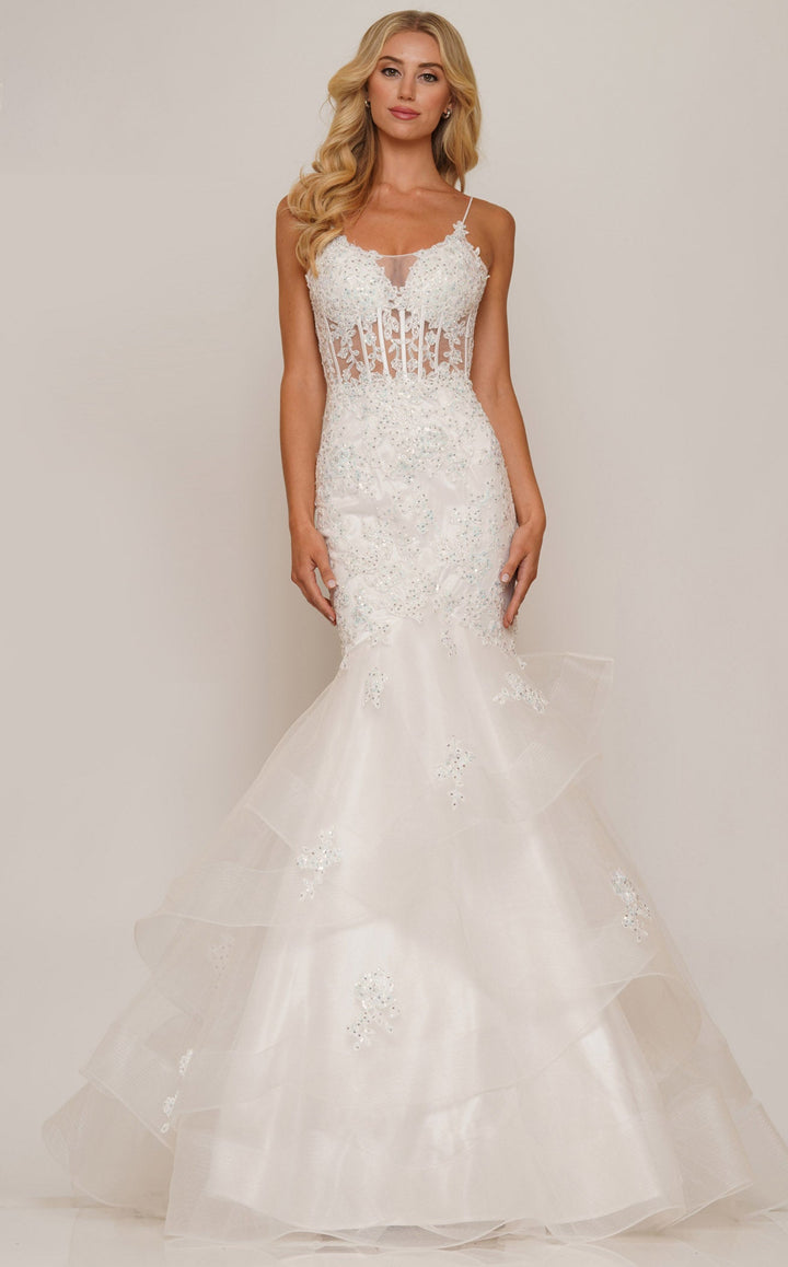Colors Dress 2899 Prom Dress With Applique Trumpet Silhouette