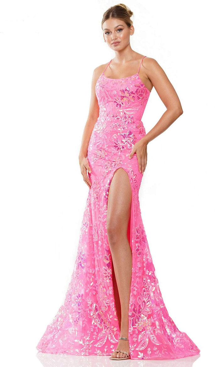 Colors Dress 3139 Strapless Long Prom Dress With Beaded Bodice