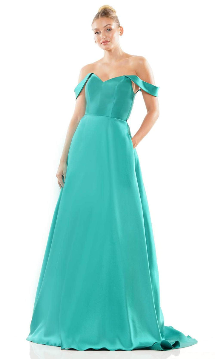 Colors Dress 3182 Off-The-Shoulder Long Prom Dress