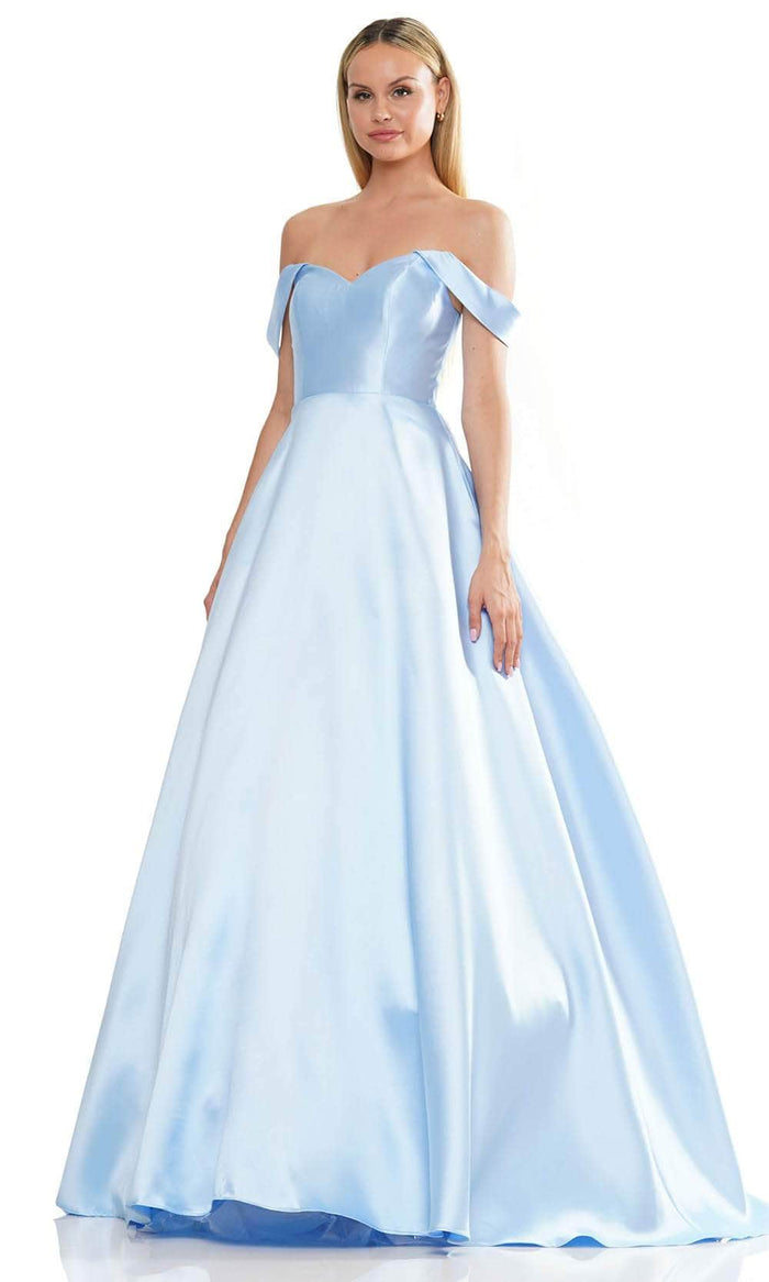 Colors Dress 3182 Off-The-Shoulder Long Prom Dress