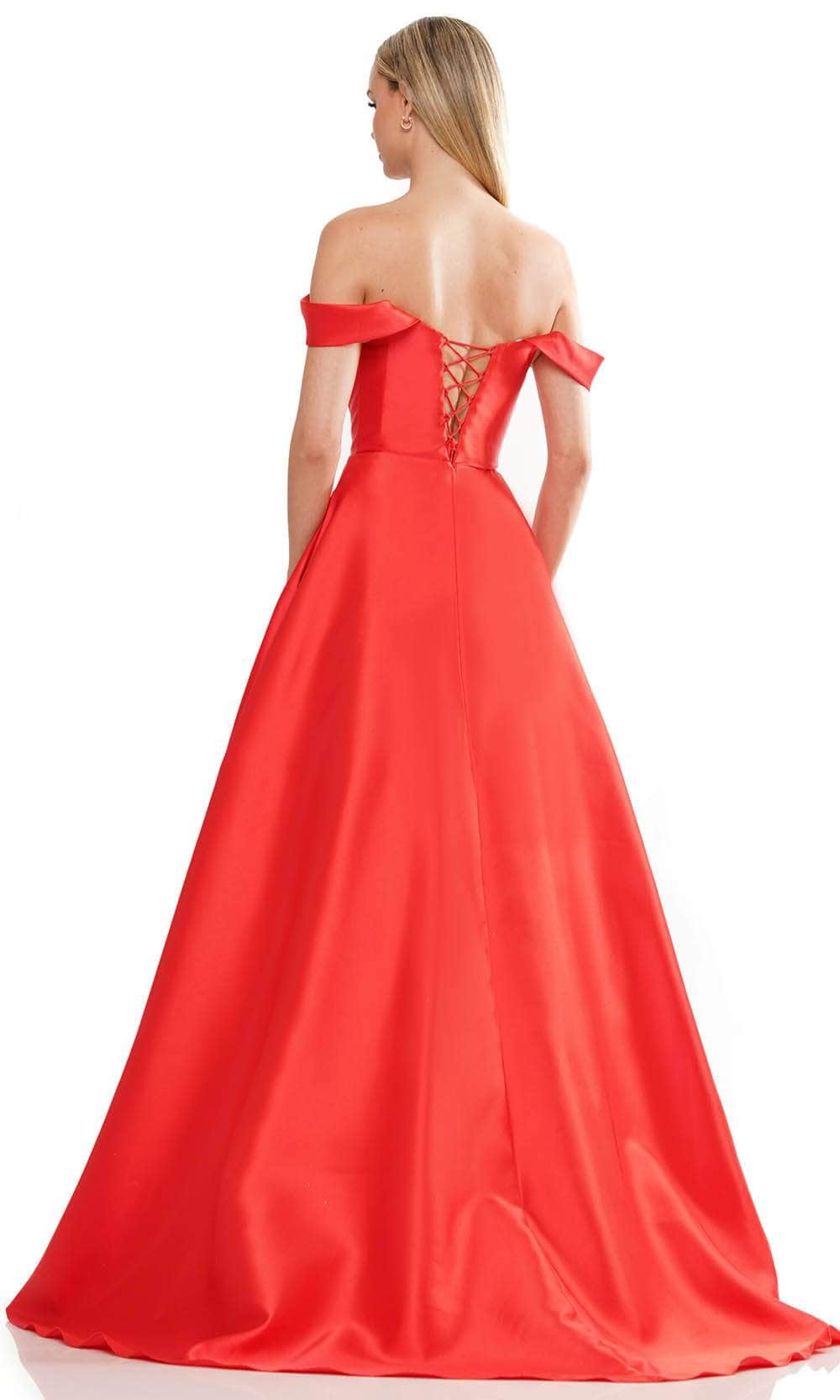Colors Dress 3182 Off-The-Shoulder Long Prom Dress