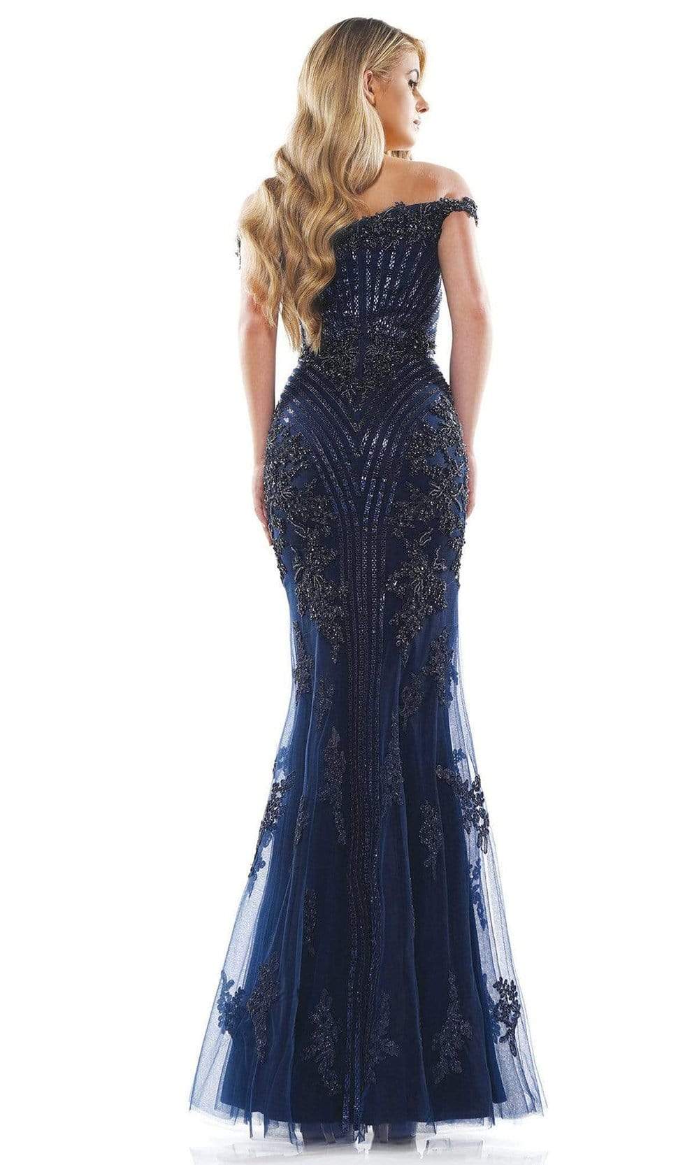 Colors Dress J131 Off-Shoulder Trumpet Prom Dress