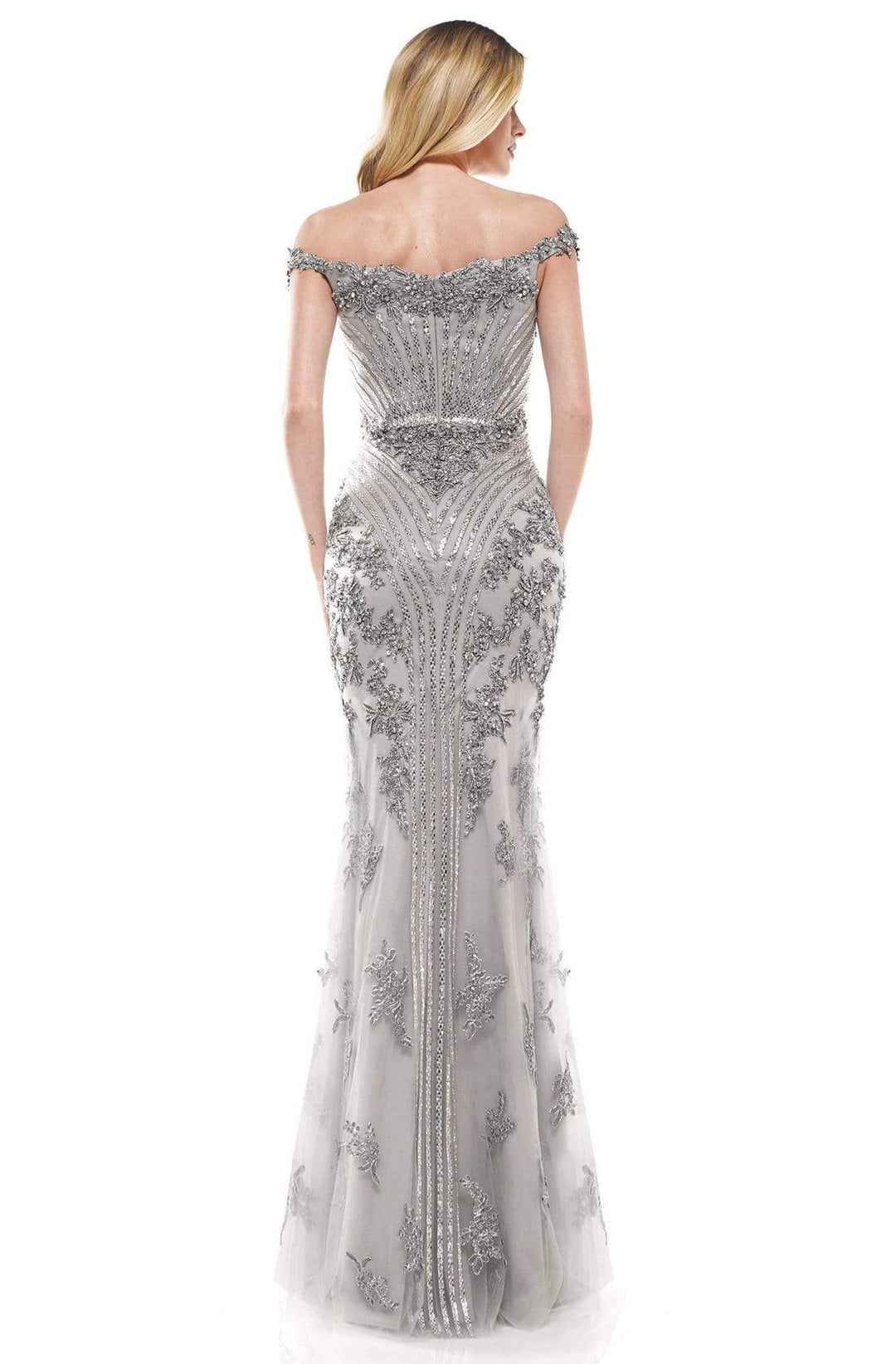 Colors Dress J131 Off-Shoulder Trumpet Prom Dress