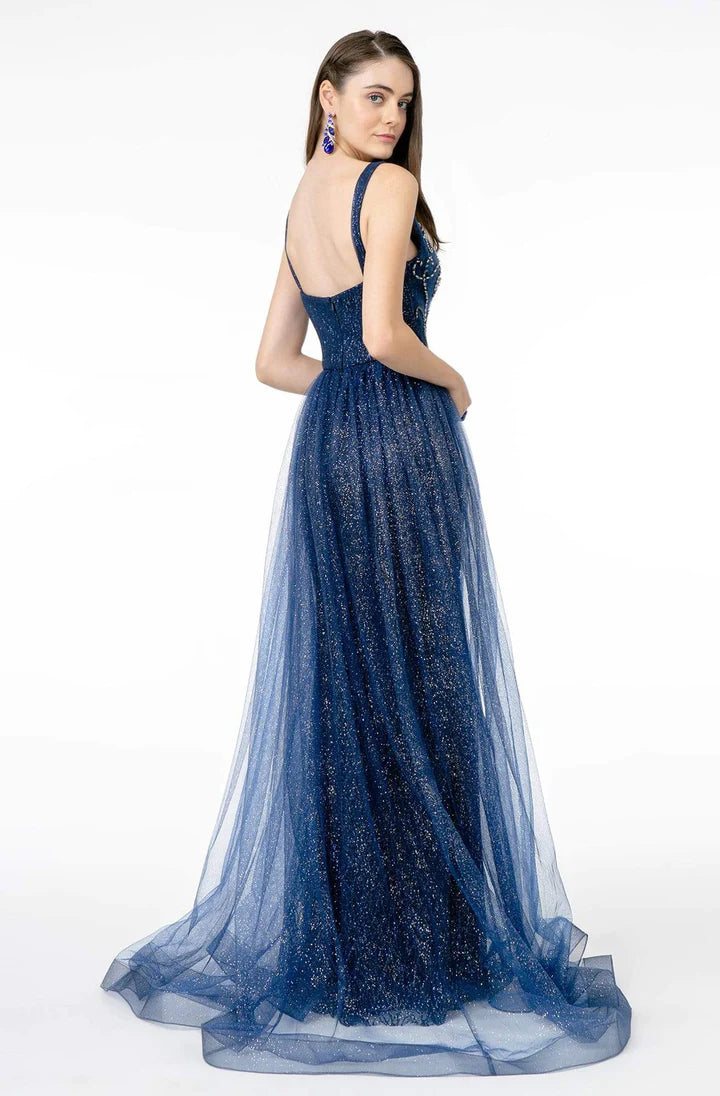 GLS by Gloria GL1840 Prom Dress - Navy | NewYorkDress GLS by Gloria GL1840 Prom Dress - Navy | NewYorkDress