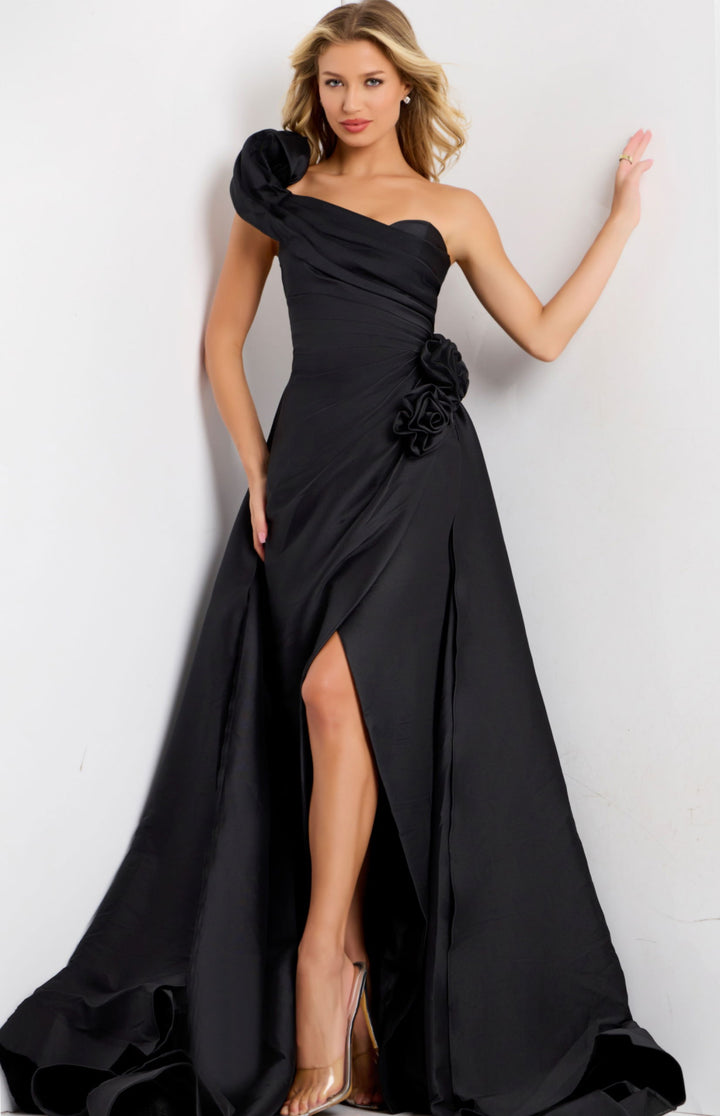 Jovani 48450 Evening Gown With One Shoulder Silhouette