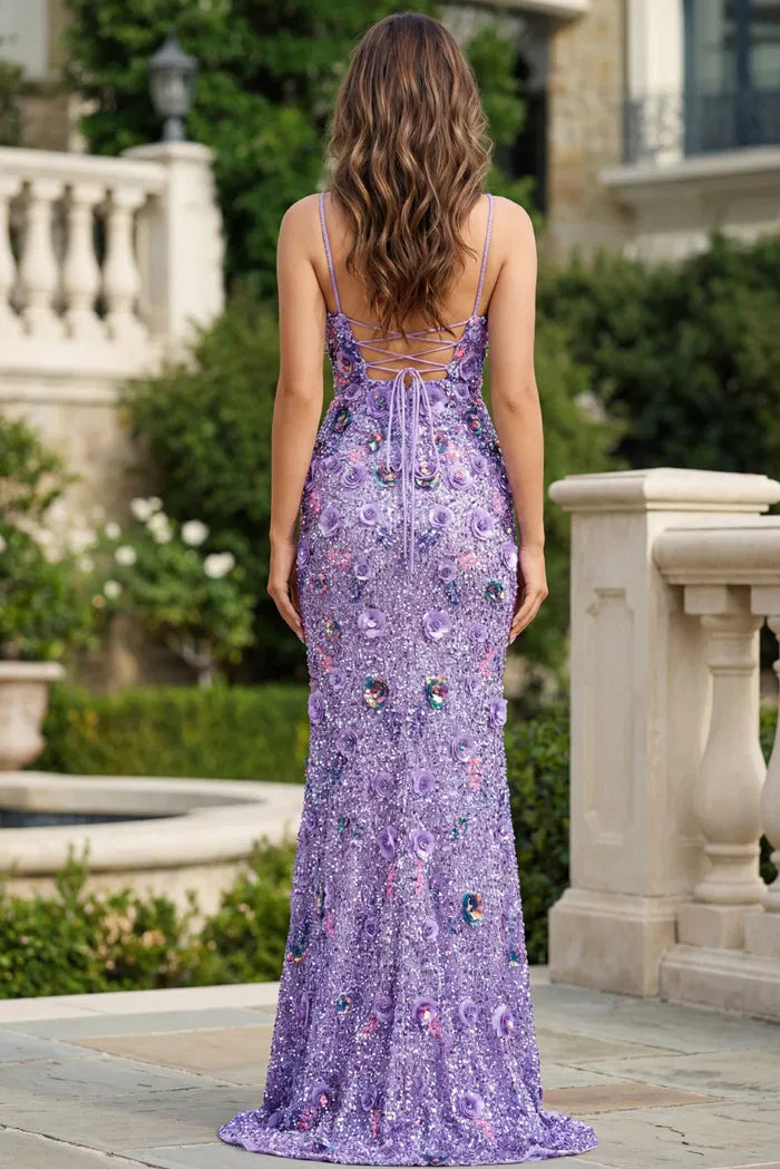 Jovani 46097 Fitted Silhouette And Sequins Evening Gown