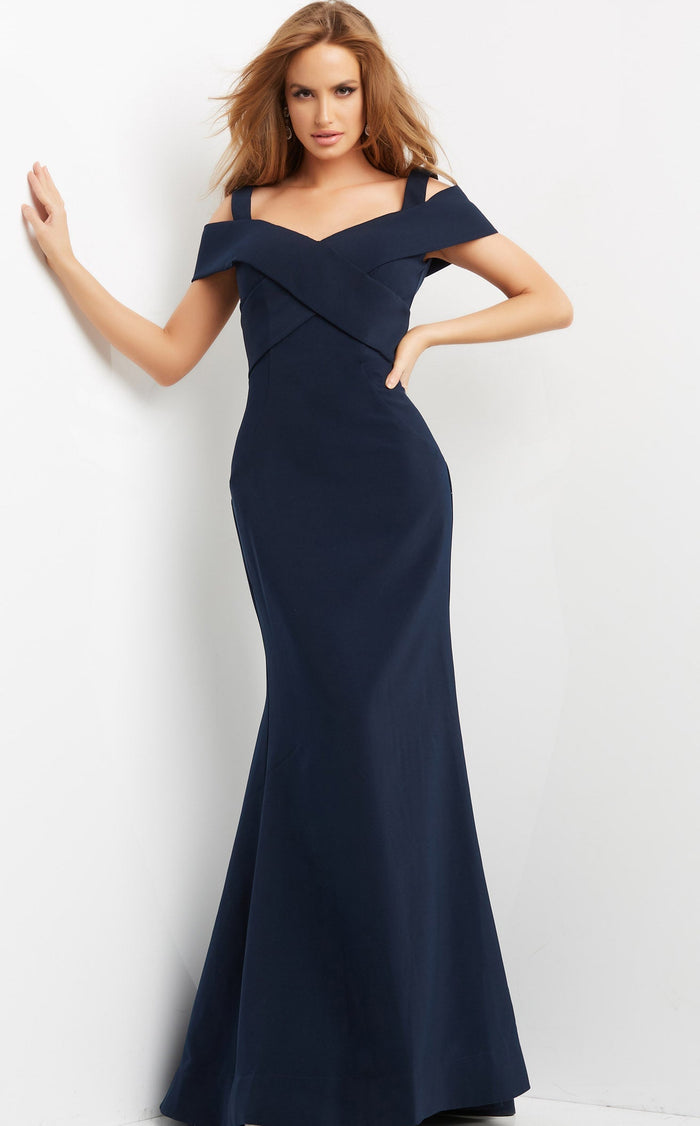 Jovani 06999 Cross Bodice Evening Dress