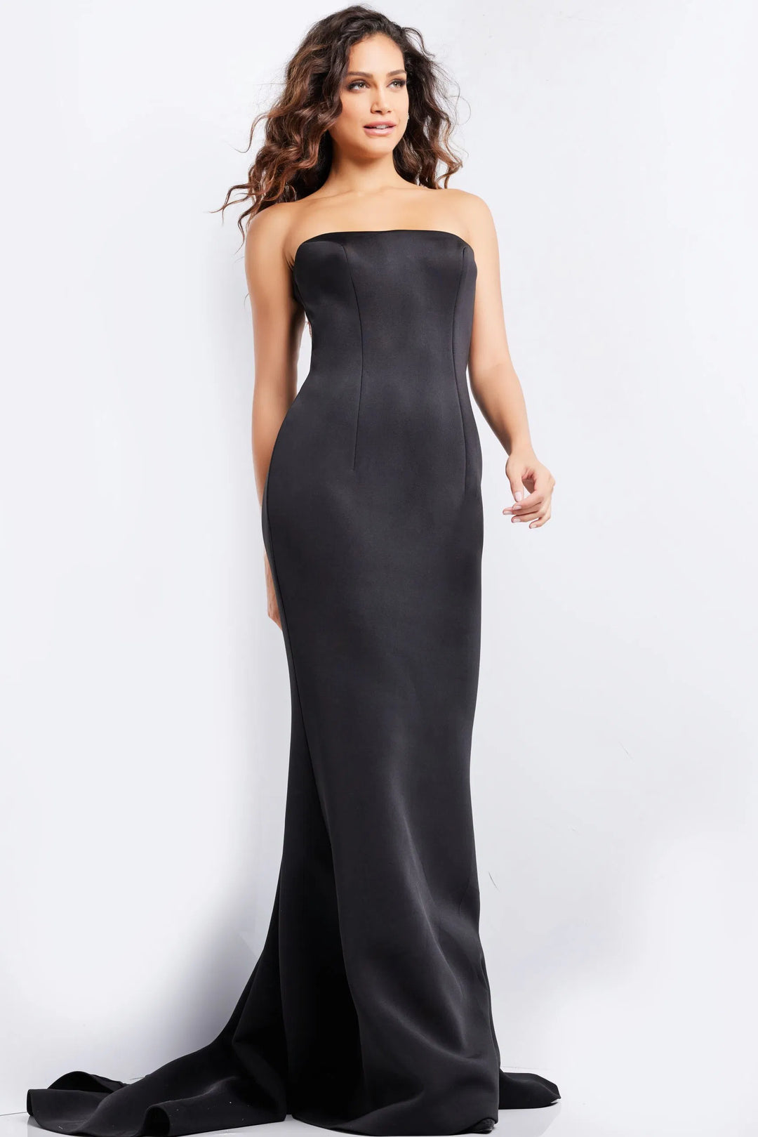 Jovani 07427 Strapless Fitted Prom Gown