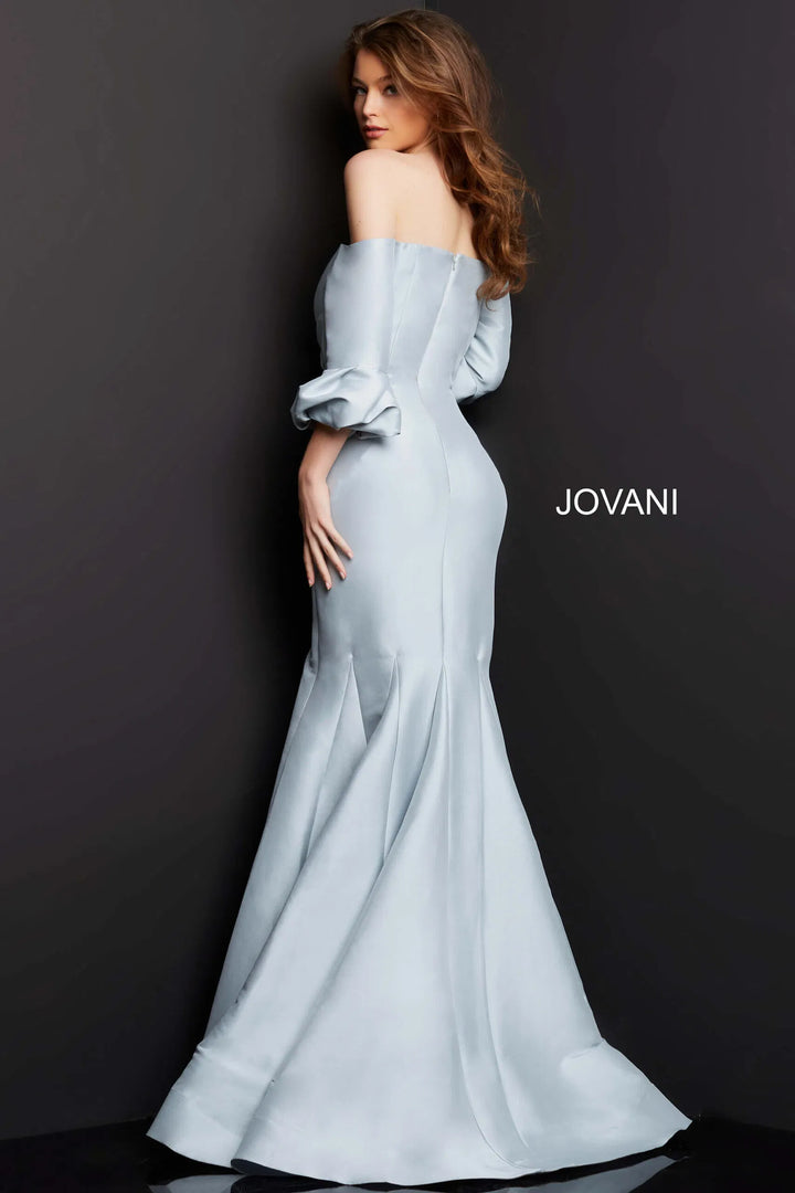 Jovani 09420 Off Shoulder Mermaid Evening Dress