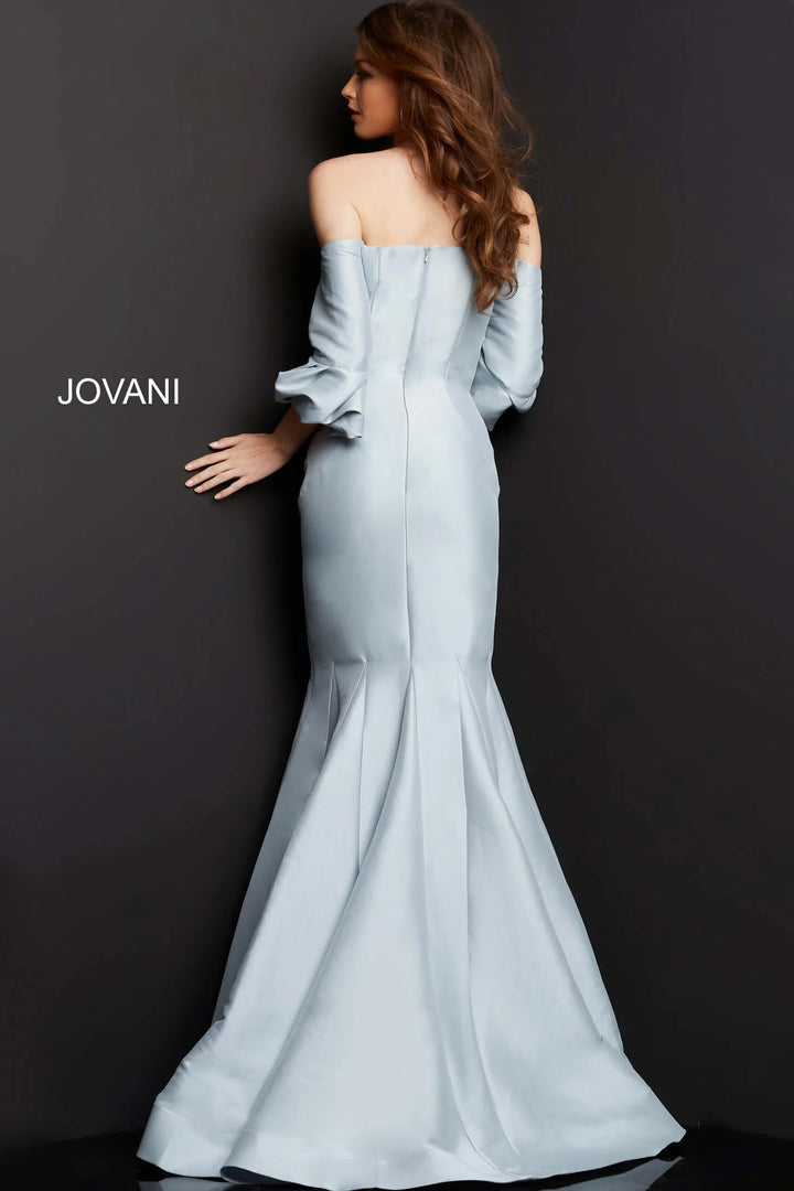 Jovani 09420 Off Shoulder Mermaid Evening Dress