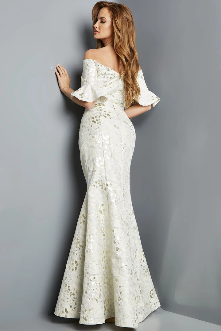 Jovani 22912 Off Shoulder Sheath Mother of the Groom Gown