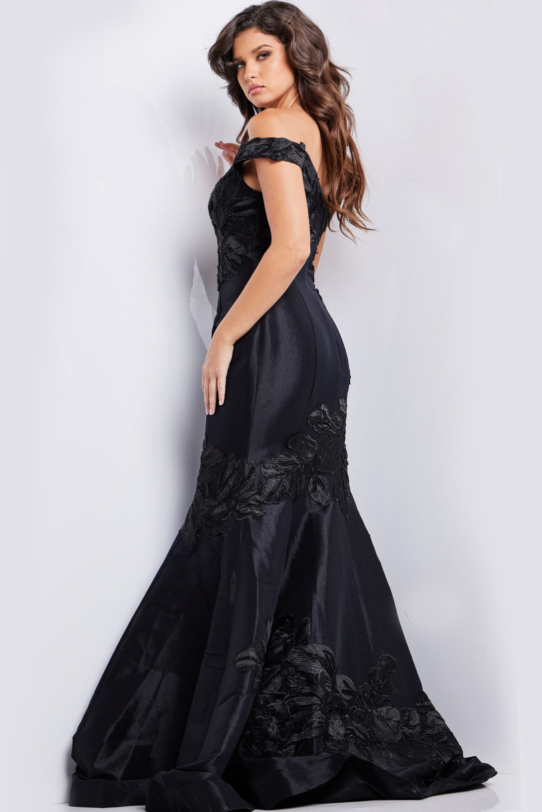 Jovani 23928 Embroidered, Sweetheart Neck Dress