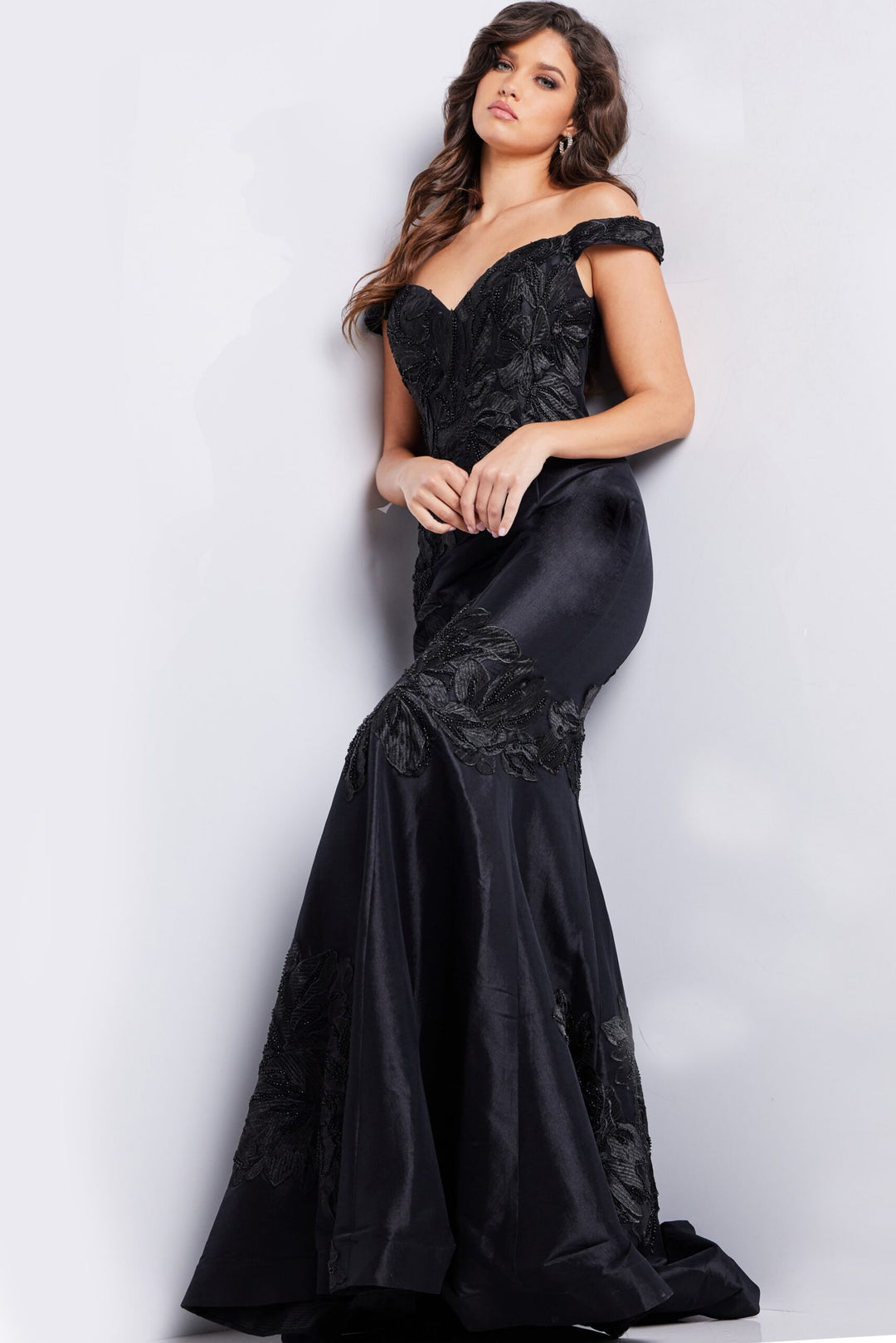 Jovani 23928 Embroidered, Sweetheart Neck Dress