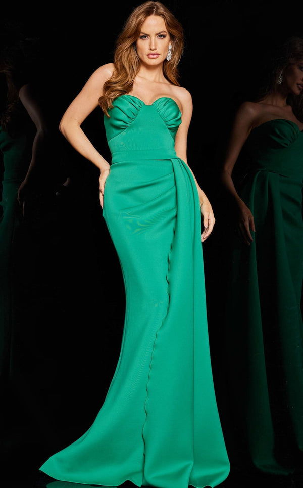 Jovani 24015 Ruched Sweetheart Evening Gown