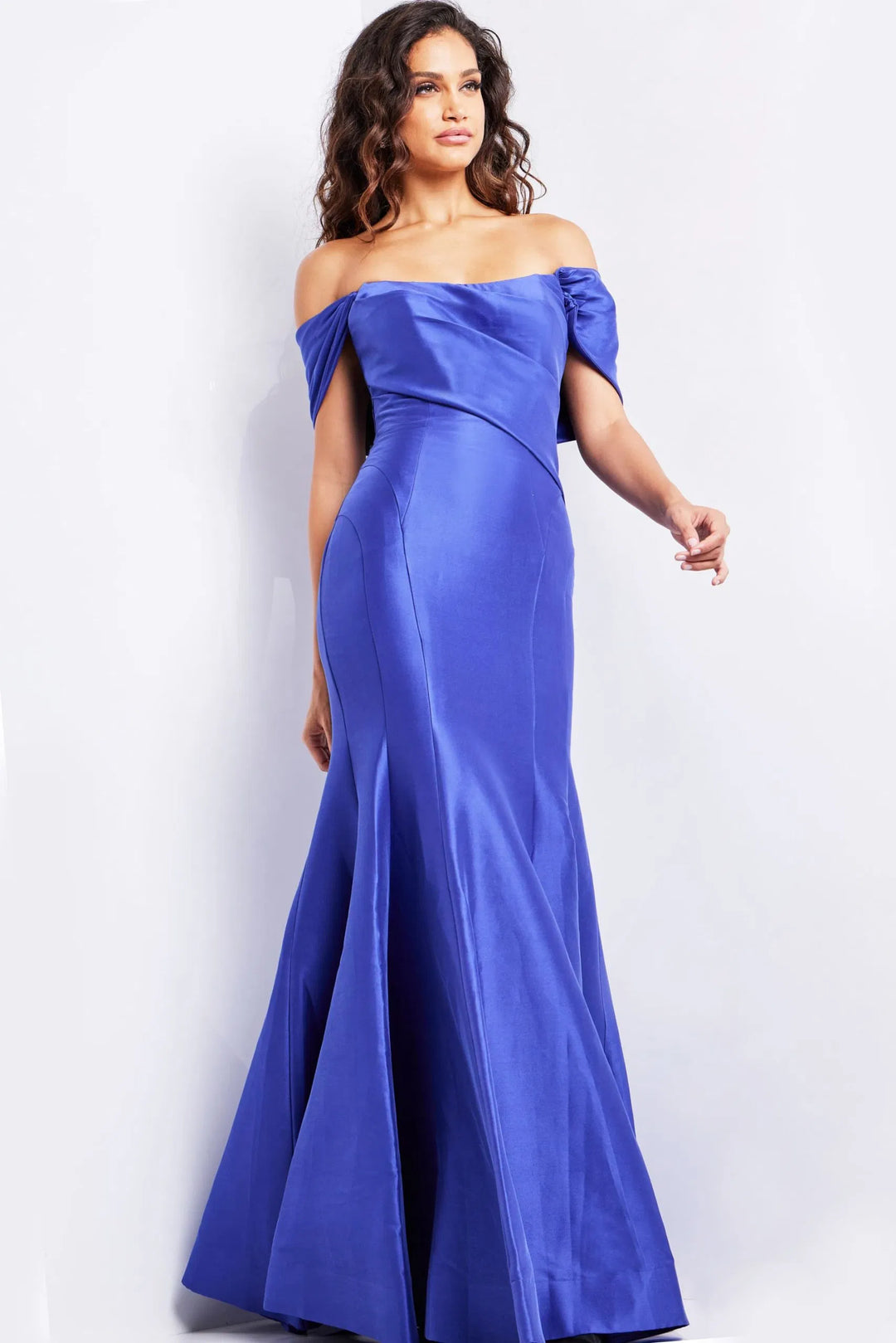 Jovani 24283 Off Shoulder Mermaid Dress