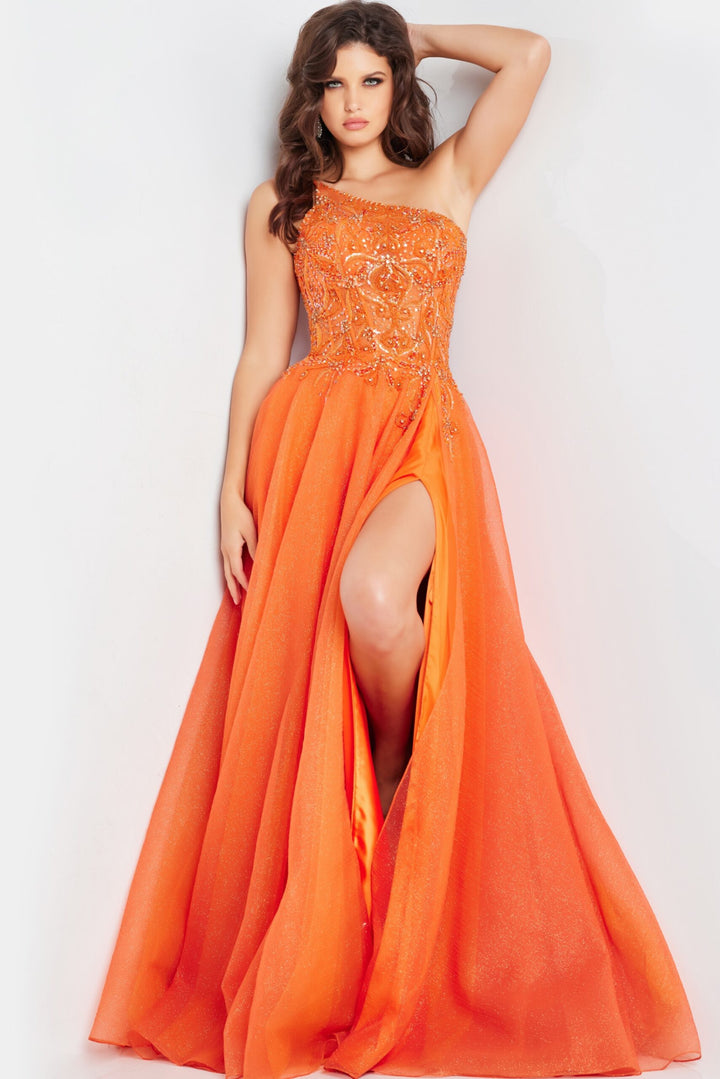 Jovani 25688 Asymmetric A-Line Prom Gown