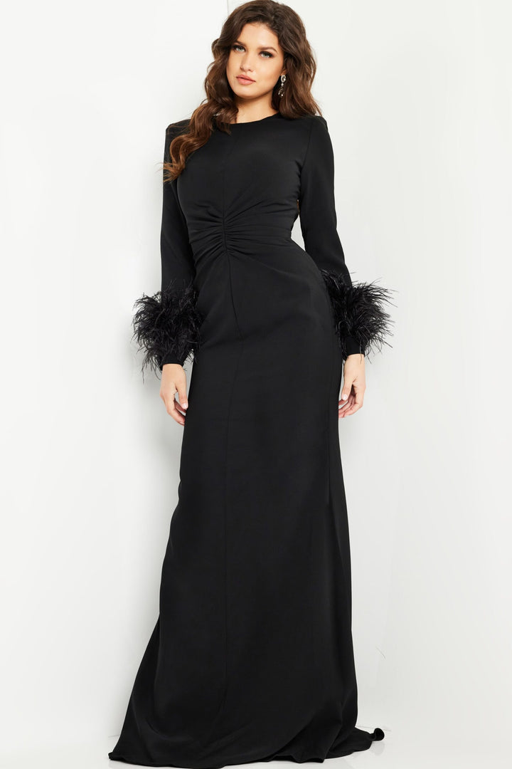 Jovani 25898 Ruched Back Sheath Mother of the Groom Dress