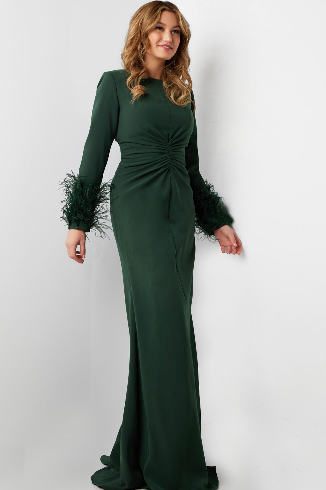 Jovani 25898 Ruched Back Sheath Mother of the Groom Dress