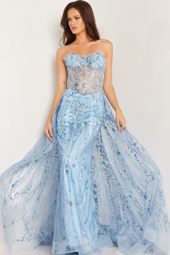 Jovani 26113 Strapless Corset Prom Gown