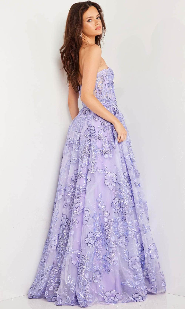 Jovani 26223 Floral Illusion Ballgown