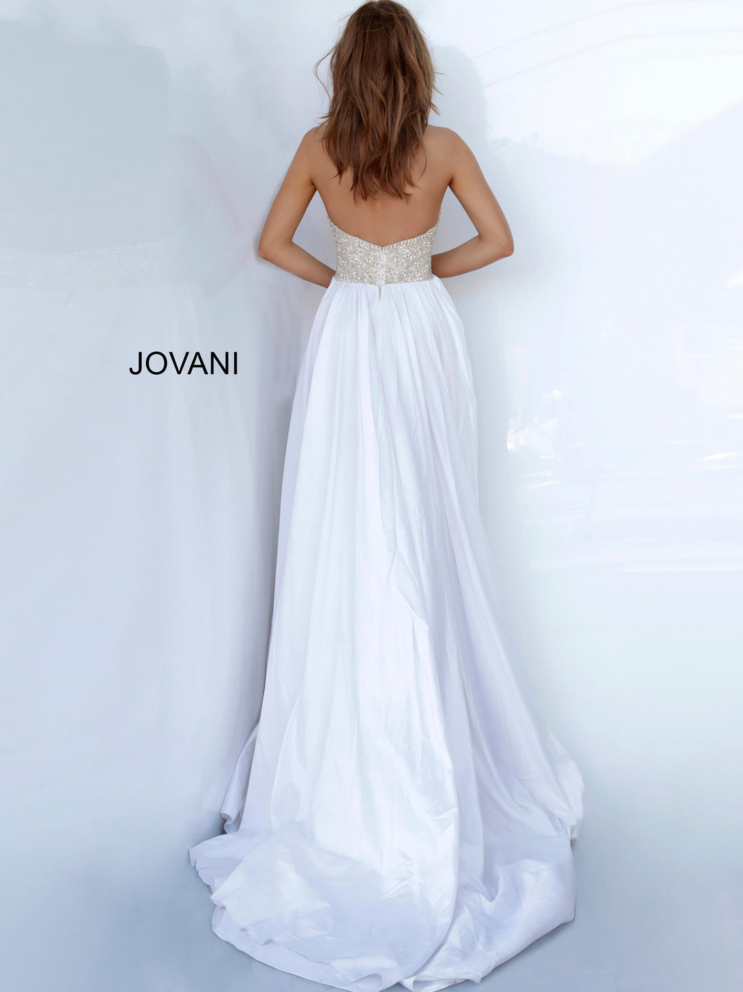 Jovani Signature Collection Dress 3698 Nude/Off White / 20