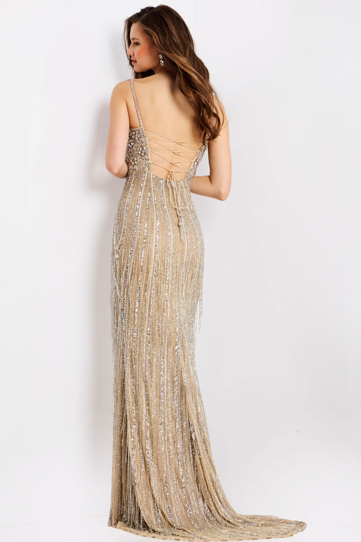 Jovani 48548 Evening Gown With Keyhole Sheath Silhouette