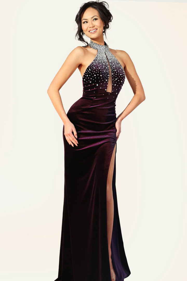 Jovani 48960 Long Prom Dress With Fitted Sheath Silhouette