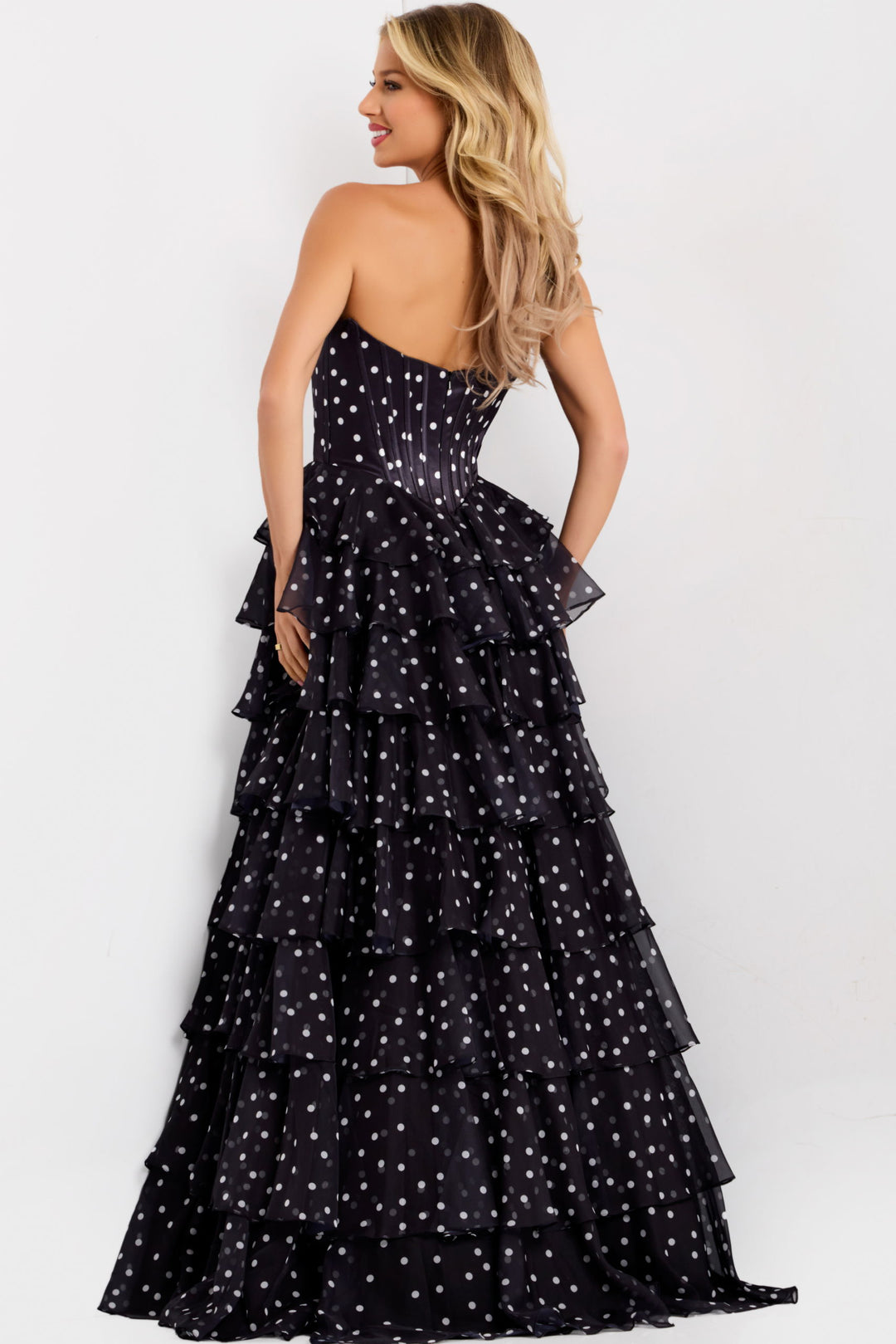 Jovani 49087 Sweetheart A-Line Prom Dress With Ruffles