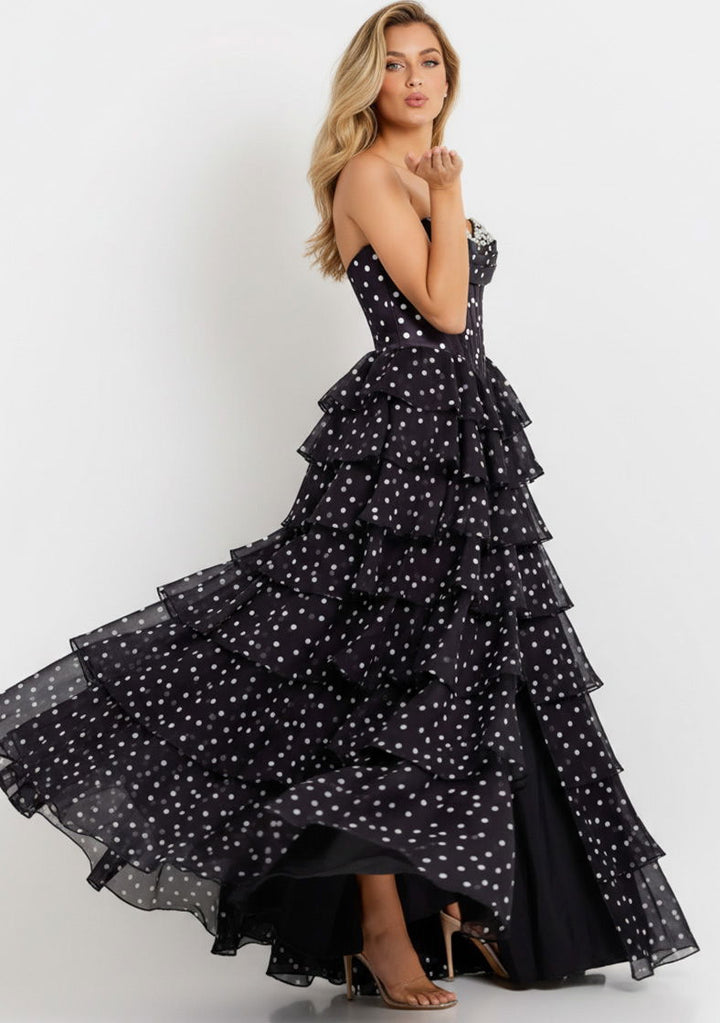 Jovani 49087 Sweetheart A-Line Prom Dress With Ruffles