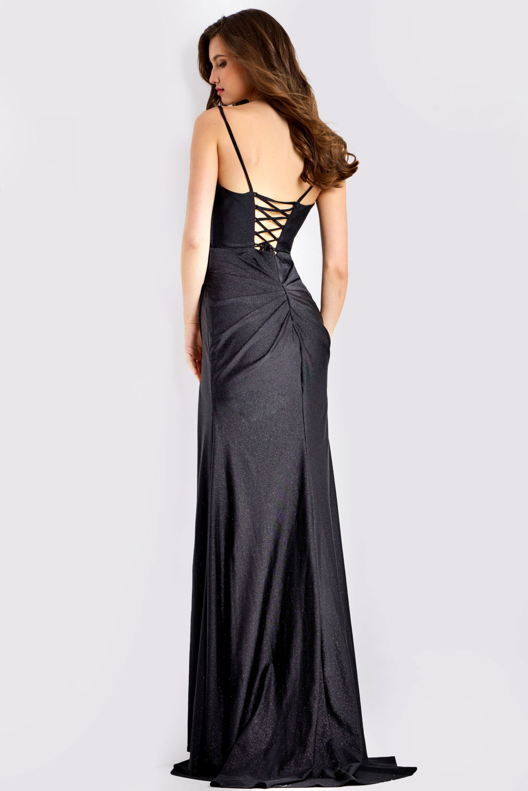 Jovani 49616 Evening Gown With Spaghetti Strap Silhouette