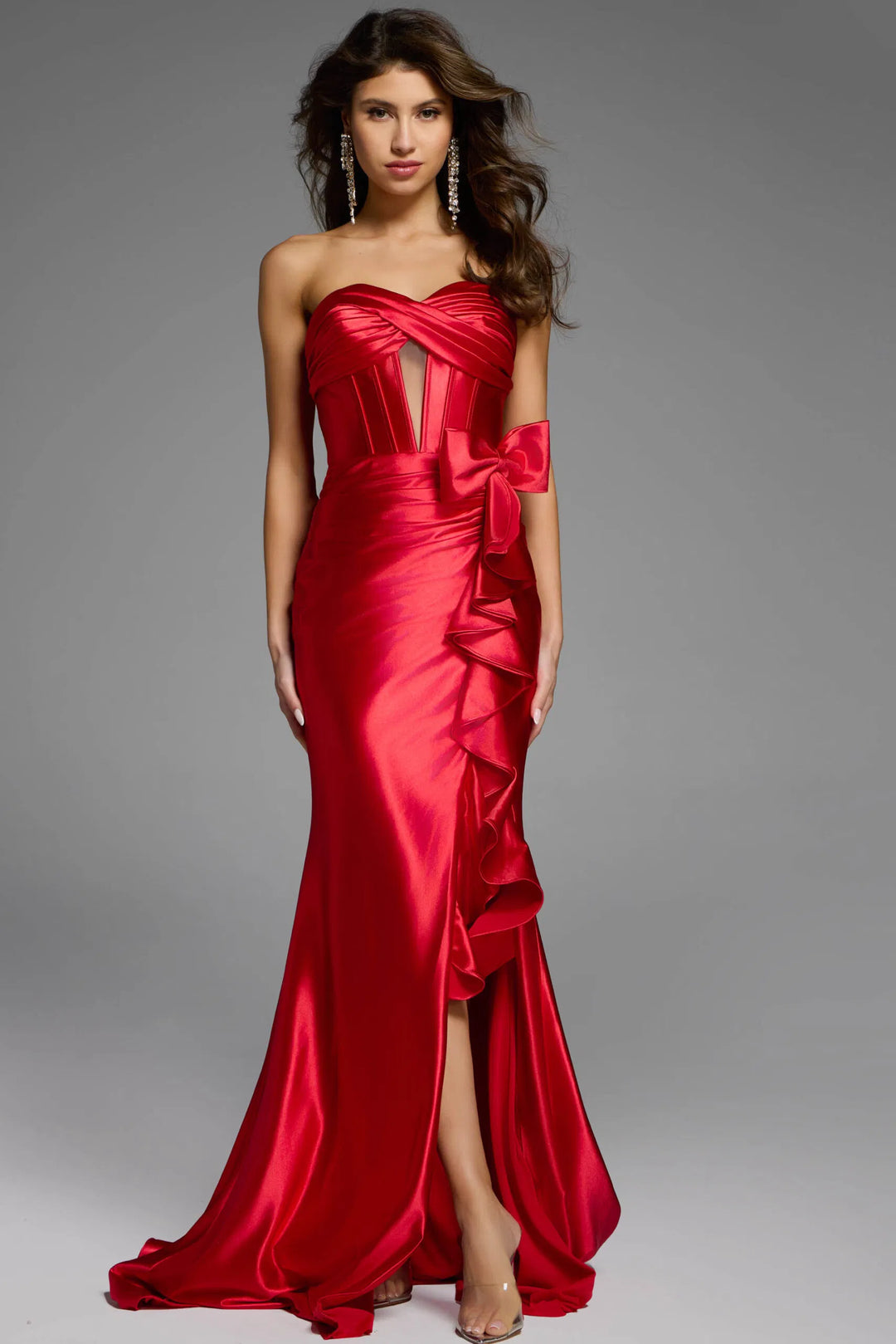 Jovani D5318 Strapless Silhouette Prom Dress