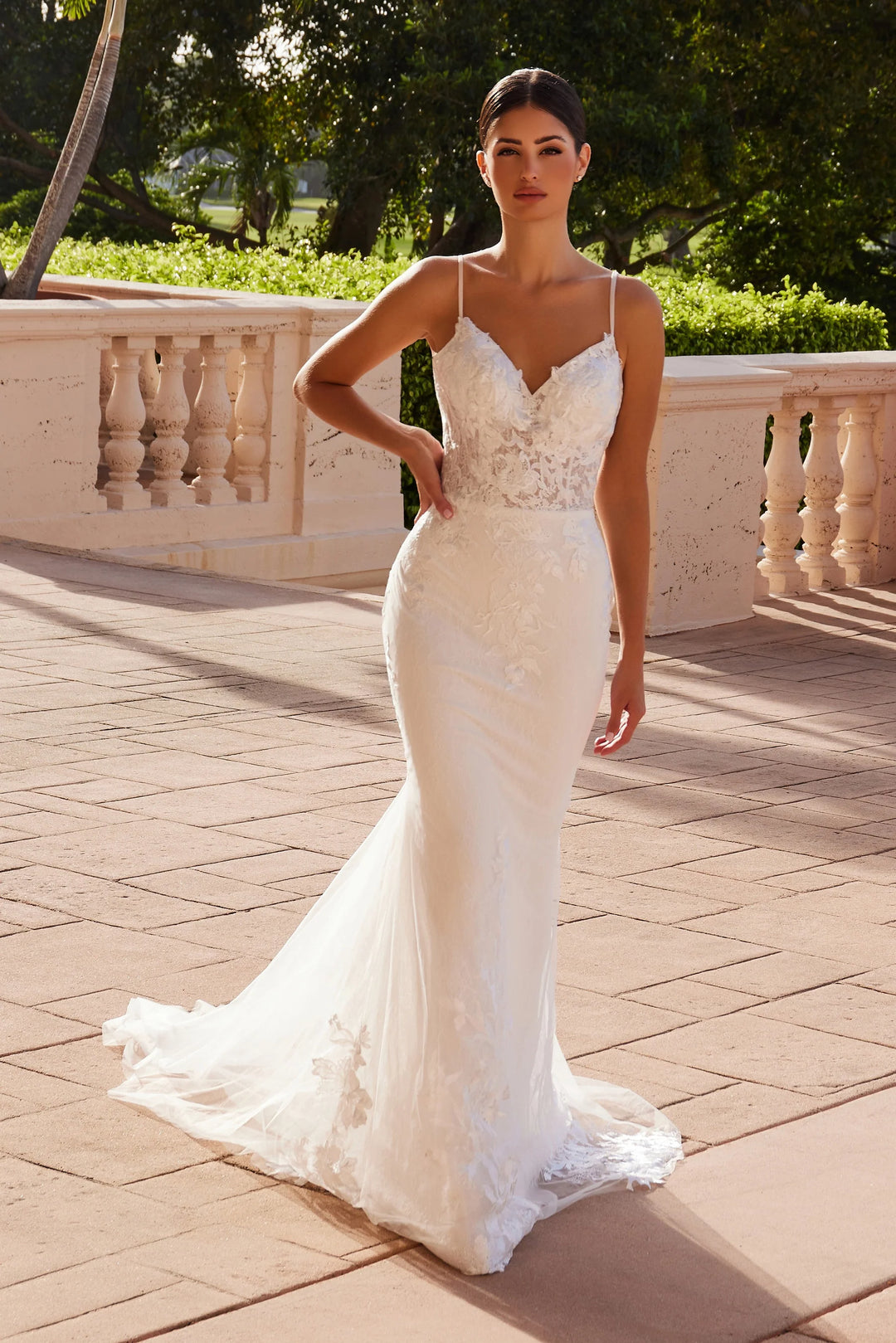 Nox Anabel JW239 Prom Dress - White