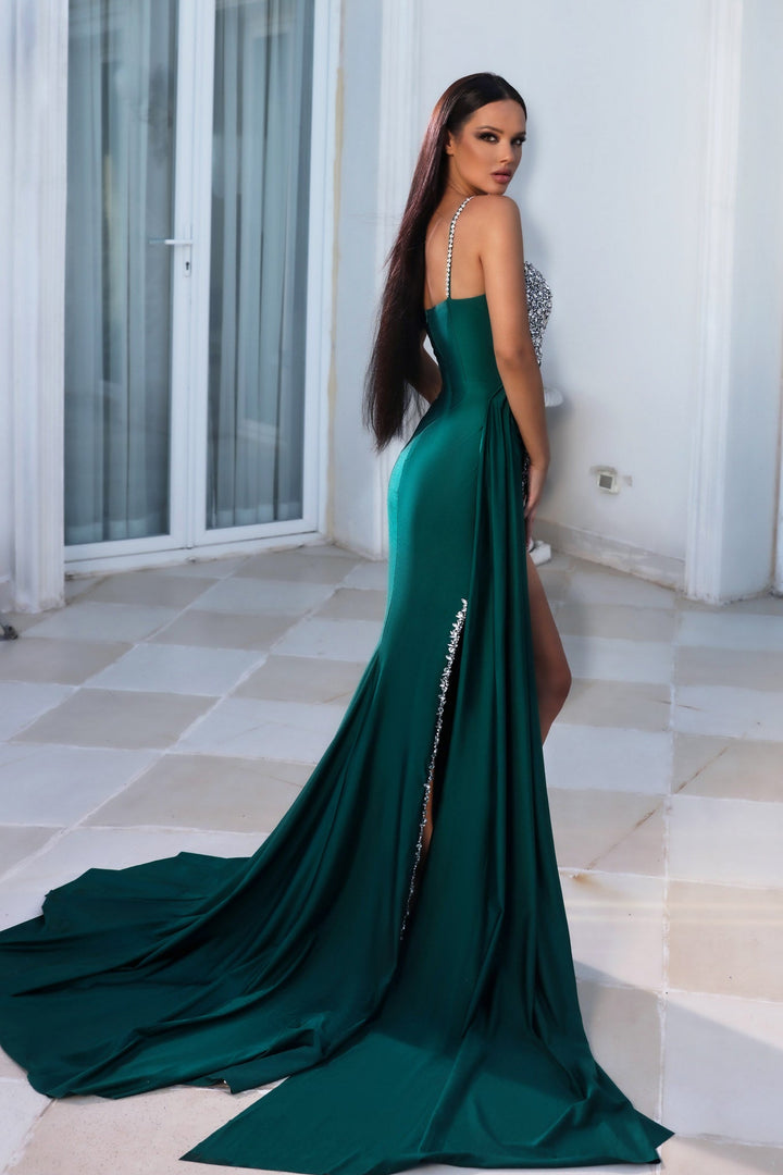 Portia & Scarlett PS23648E Asymmetrical Evening Gown