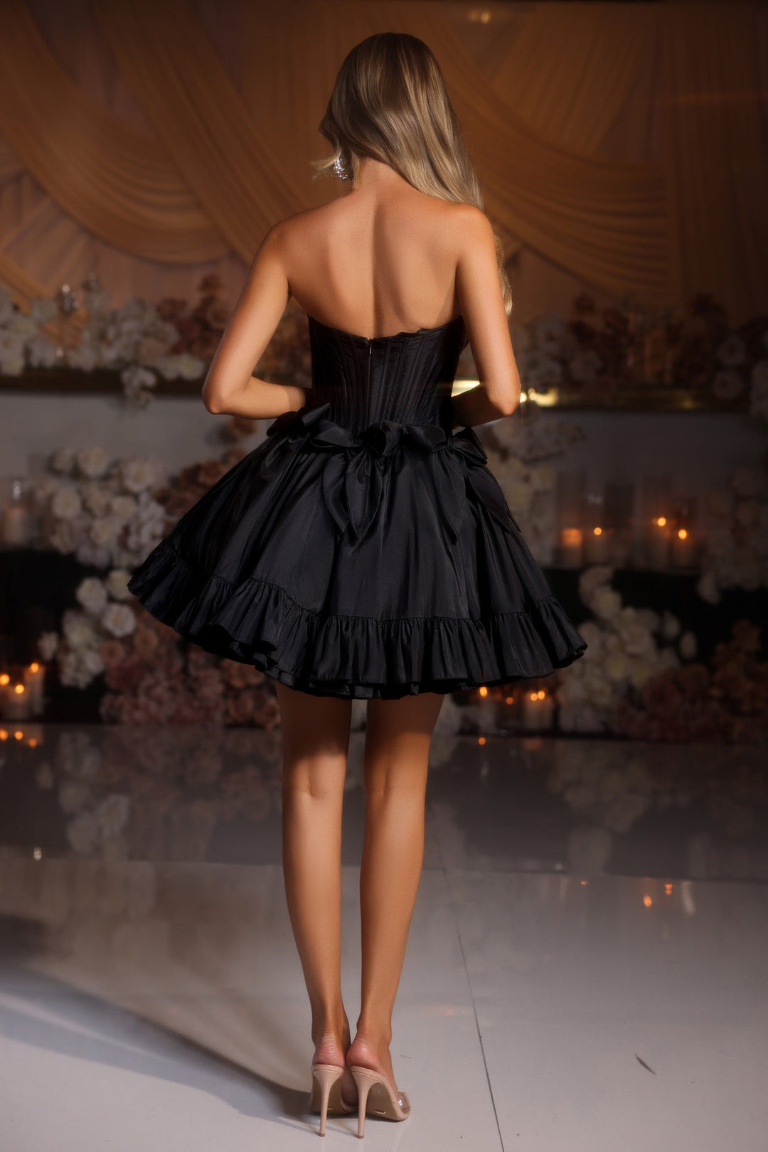 Portia & Scarlett PS25700 Strapless Prom Dress With Corset Bodice