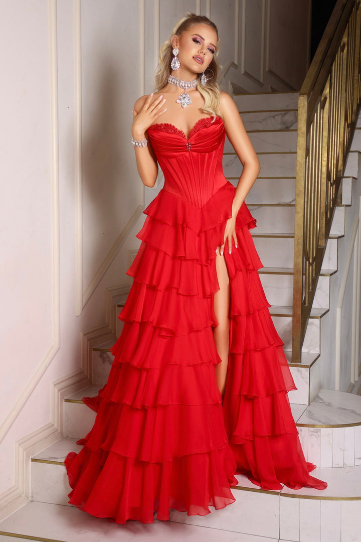 Portia & Scarlett PS25963 Lace Sweetheart Evening Gown