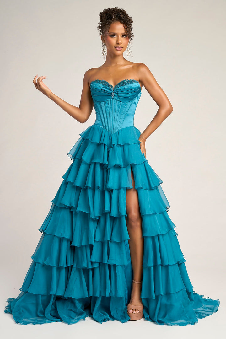 Portia & Scarlett PS25963 Lace Sweetheart Evening Gown