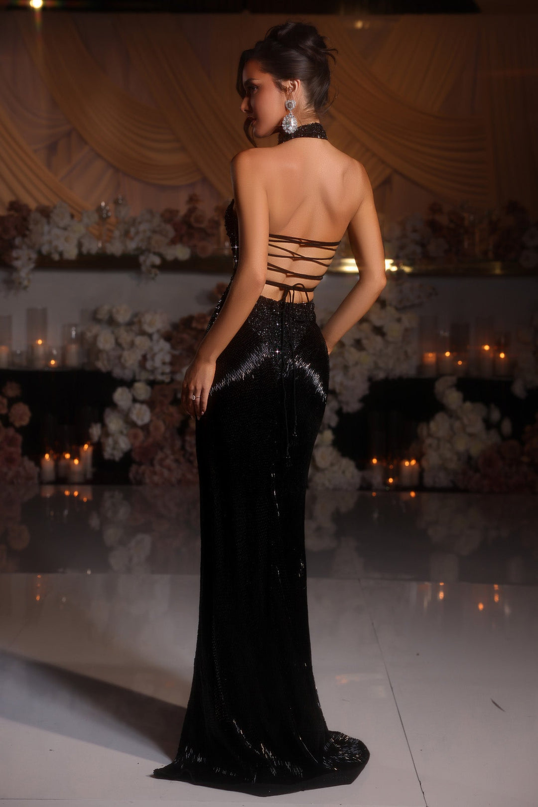 Portia & Scarlett PS25997C Evening Gown With High Slit